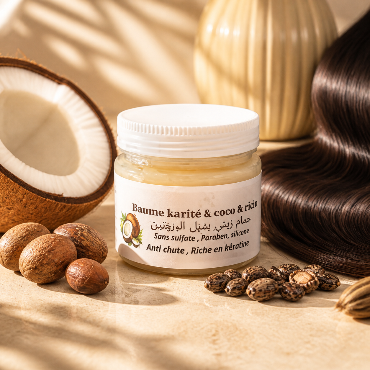 Vue 4 de Masque Capillaire Réparateur